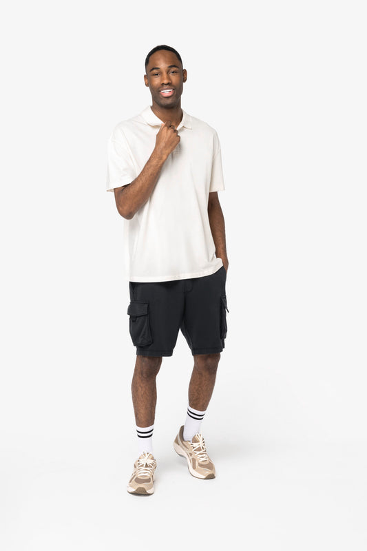Organic Drop Shoulder Polo Shirt – Men's