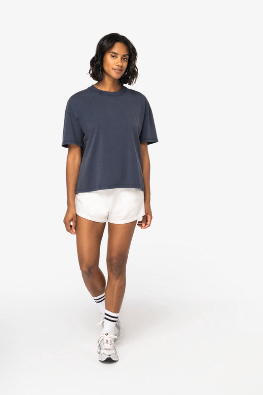 Organic Oversize Washed T-Shirt – Women's