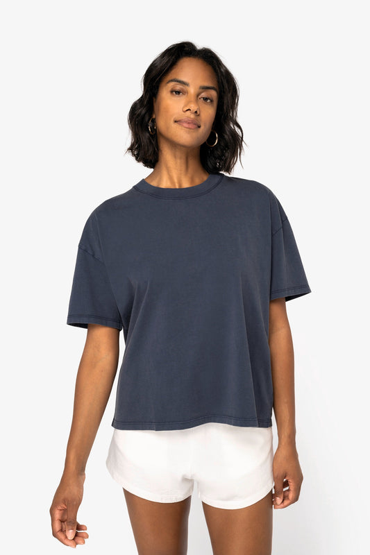 Organic Oversize Washed T-Shirt – Women's