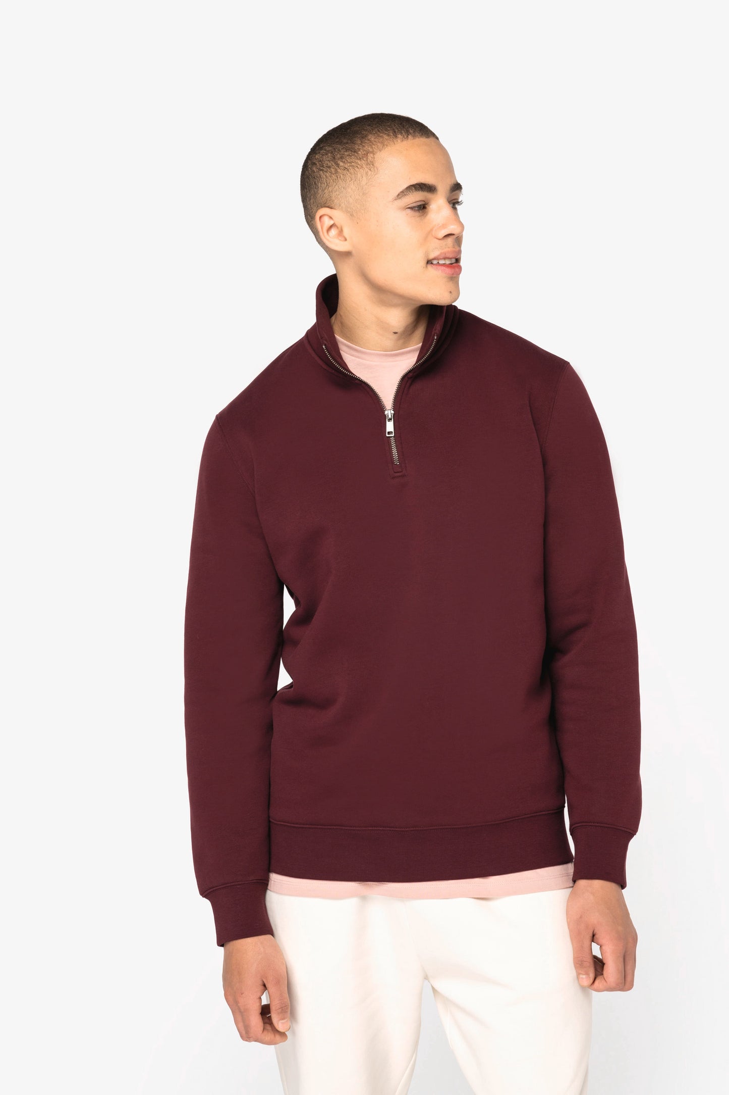 Organic Quarter Zip Sweatshirt – Men's
