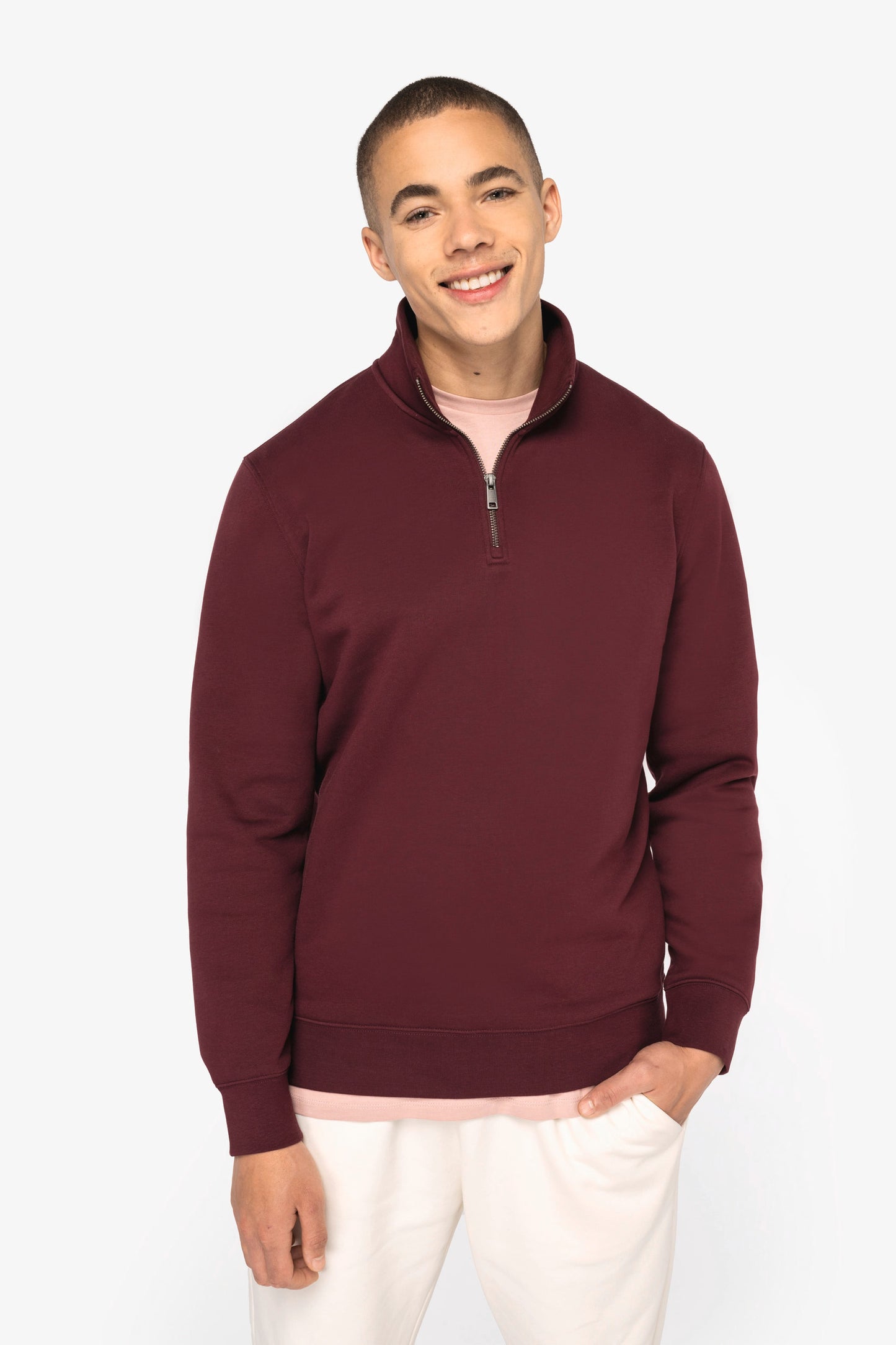 Organic Quarter Zip Sweatshirt – Men's