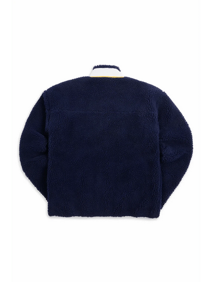 Sherpa Fleece Dark Navy - Bascora
