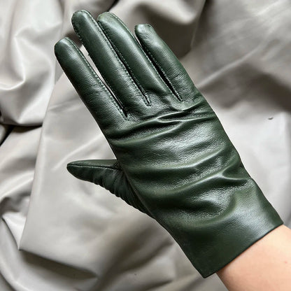 Women's Genuine Leather Gloves – Thin Lined