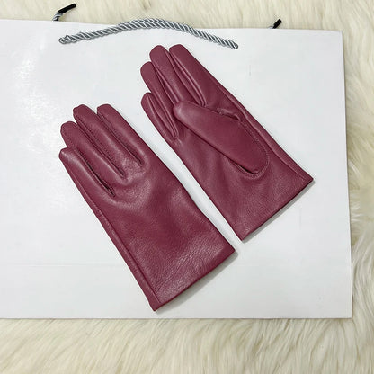 Women's Genuine Leather Gloves – Thin Lined