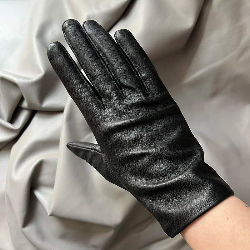 Women's Genuine Leather Gloves – Thin Lined