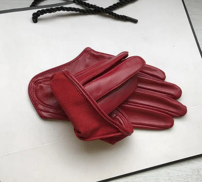 Women's Half-Palm Sheepskin Gloves