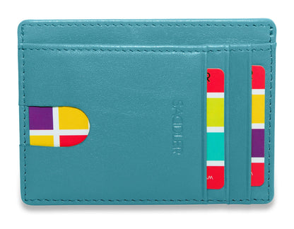 Stella Leather Card Holder - Bascora