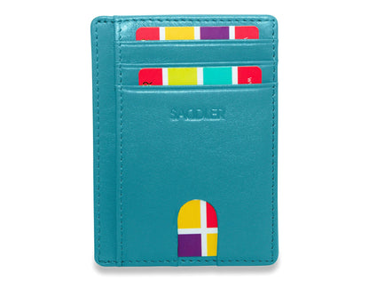 Stella Leather Card Holder - Bascora