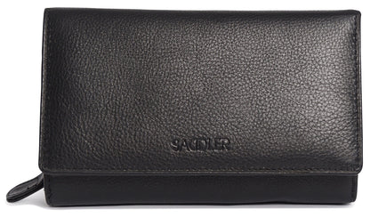 Paula RFID Leather Trifold Purse - Bascora