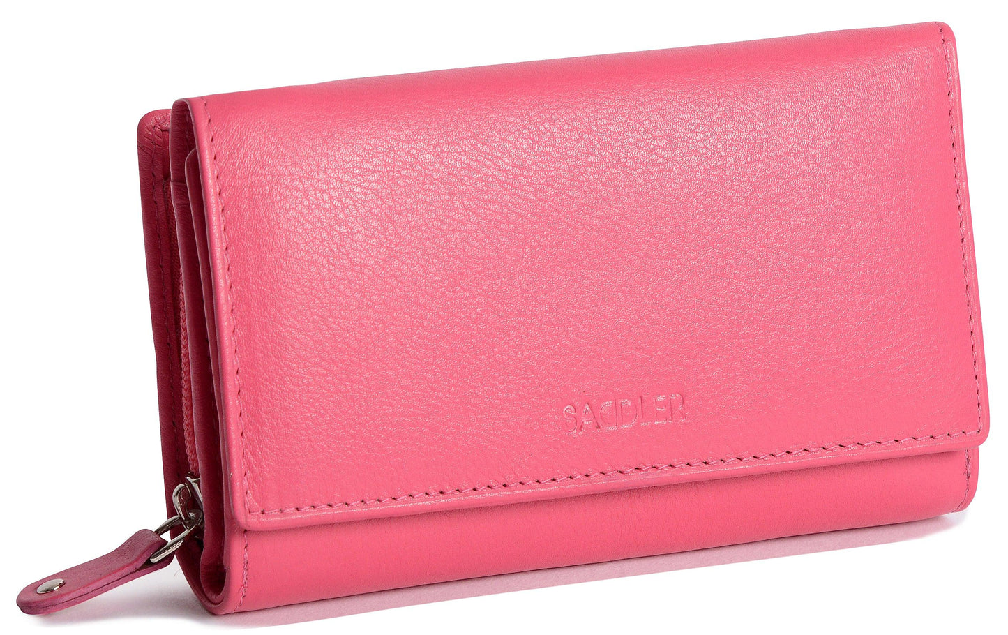 Paula RFID Leather Trifold Purse - Bascora