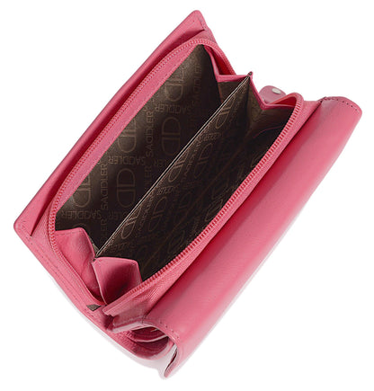 Paula RFID Leather Trifold Purse - Bascora