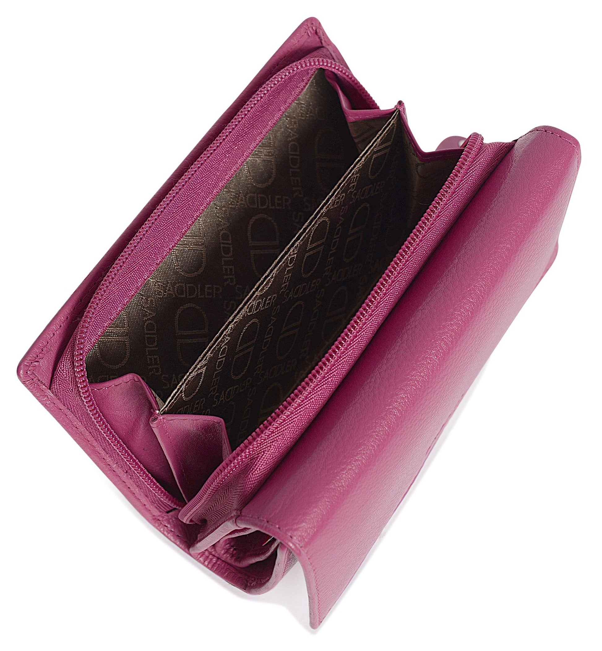 Paula RFID Leather Trifold Purse - Bascora