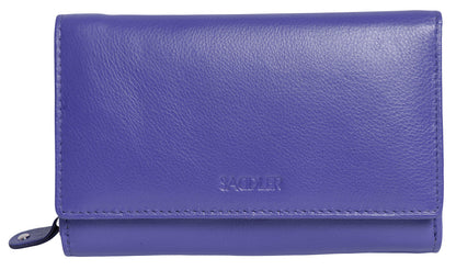 Paula RFID Leather Trifold Purse - Bascora