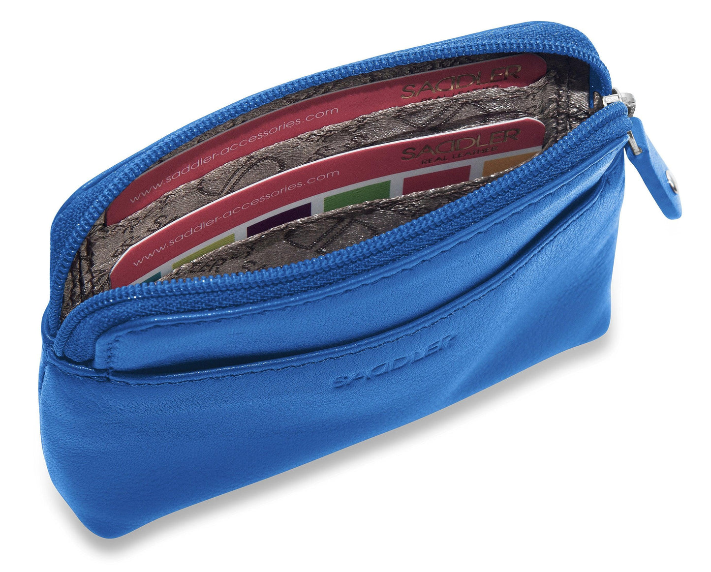 Pia RFID Leather Zip-Top Purse - Bascora