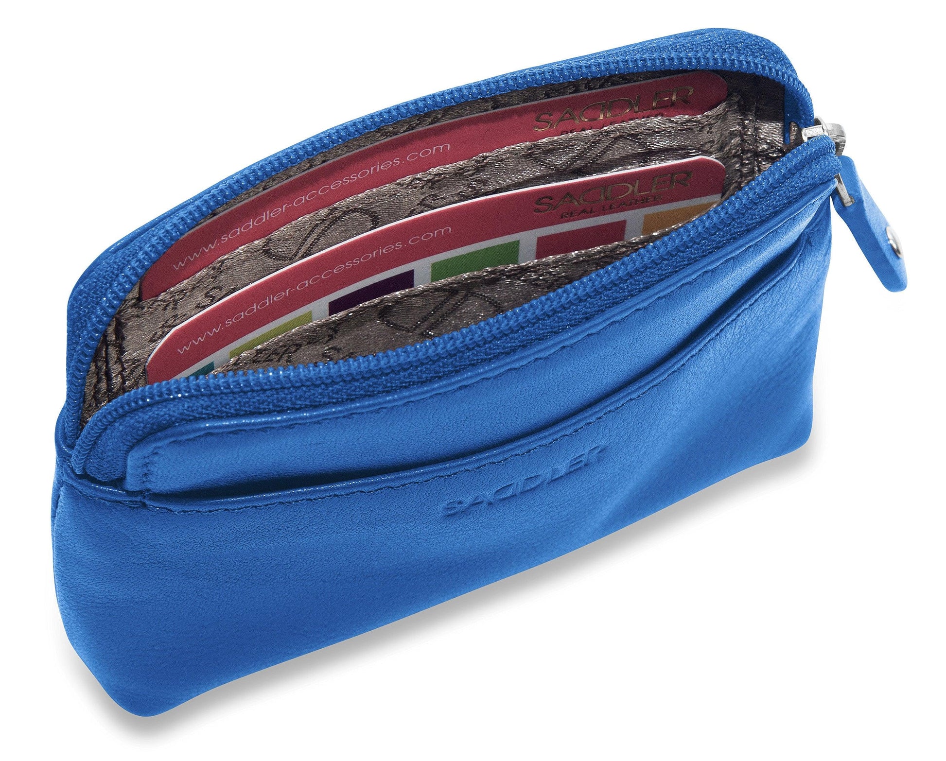 Pia RFID Leather Zip-Top Purse - Bascora