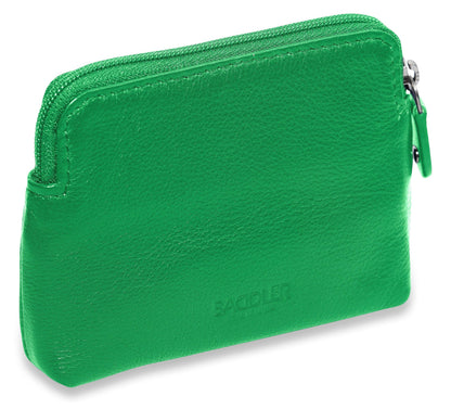 Pia RFID Leather Zip-Top Purse - Bascora