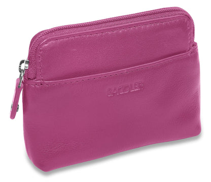 Pia RFID Leather Zip-Top Purse - Bascora