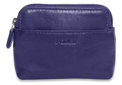 Pia RFID Leather Zip-Top Purse - Bascora