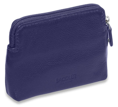 Pia RFID Leather Zip-Top Purse - Bascora
