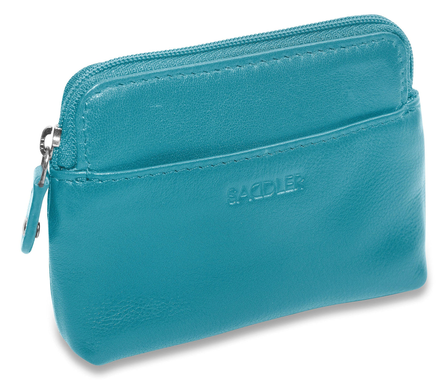 Pia RFID Leather Zip-Top Purse - Bascora