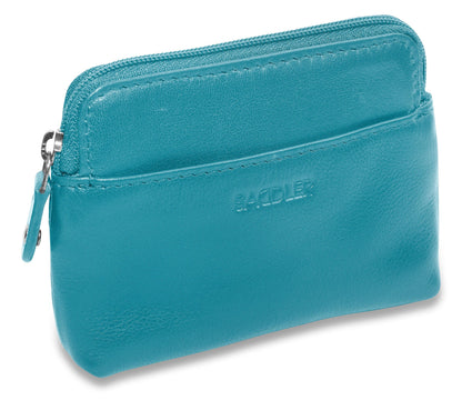 Pia RFID Leather Zip-Top Purse - Bascora