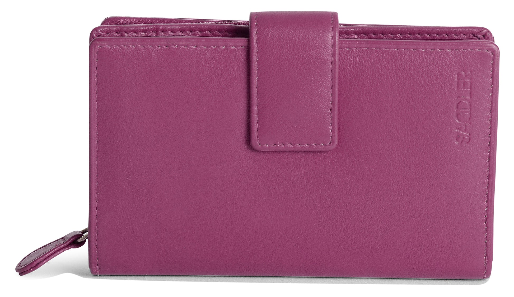 Georgie RFID Leather Double-Sided Purse - Bascora