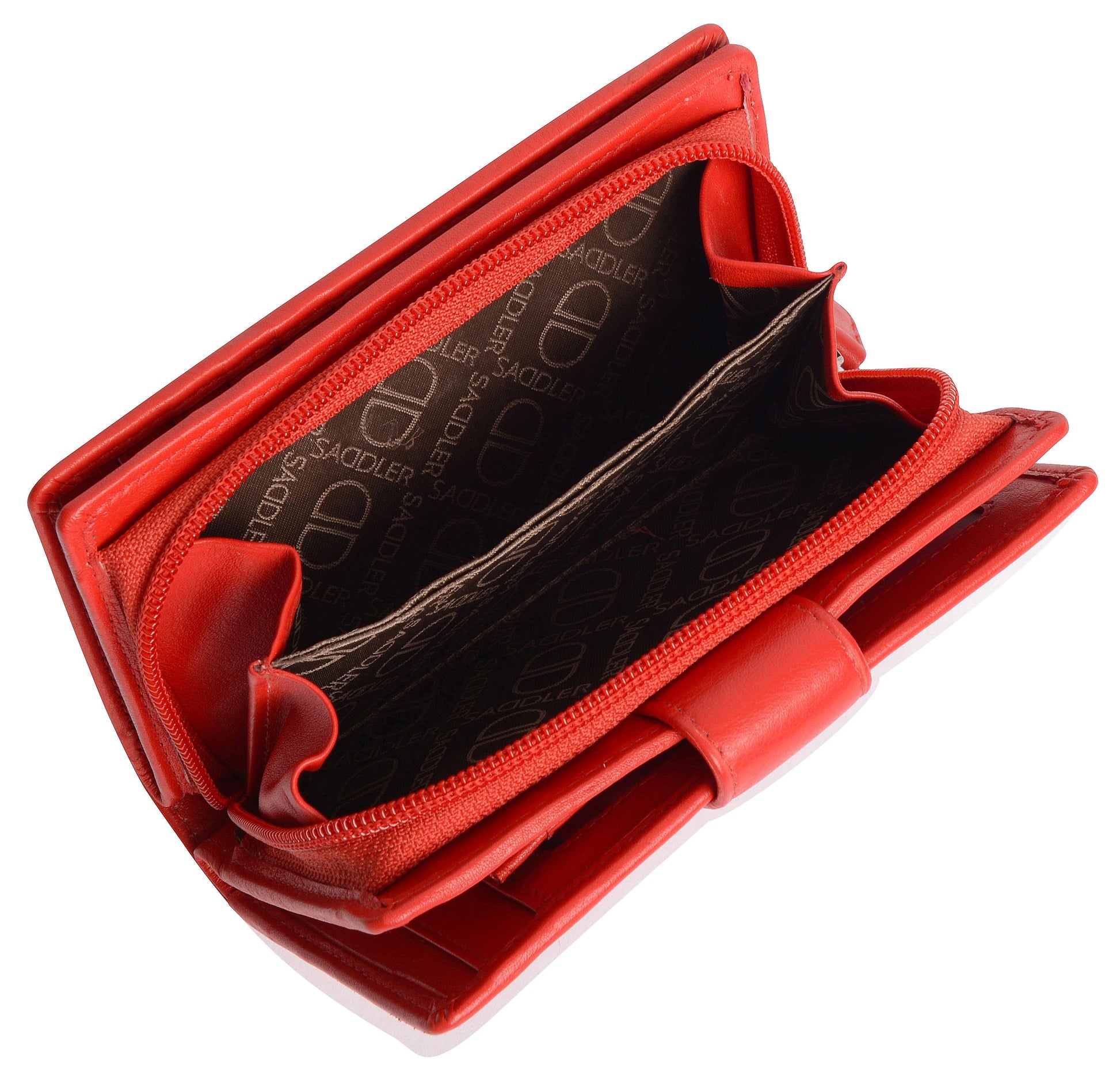 Georgie RFID Leather Double-Sided Purse - Bascora