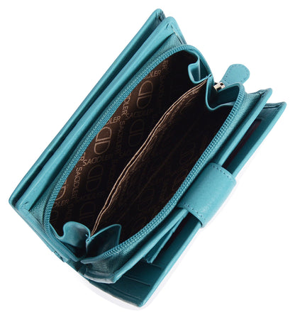Georgie RFID Leather Double-Sided Purse - Bascora