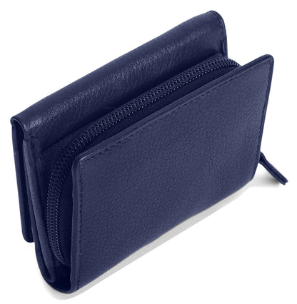 Carla RFID Leather Trifold Purse - Bascora