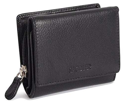 Carla RFID Leather Trifold Purse - Bascora