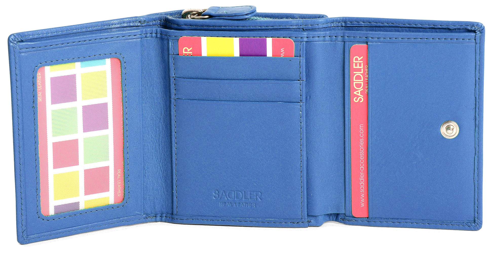 Carla RFID Leather Trifold Purse - Bascora
