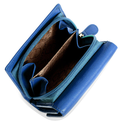 Carla RFID Leather Trifold Purse - Bascora