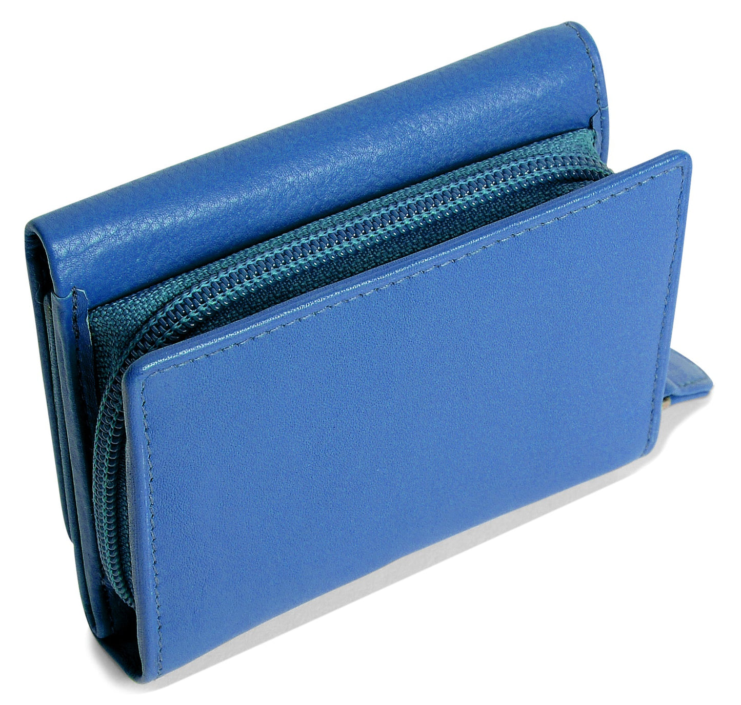 Carla RFID Leather Trifold Purse - Bascora
