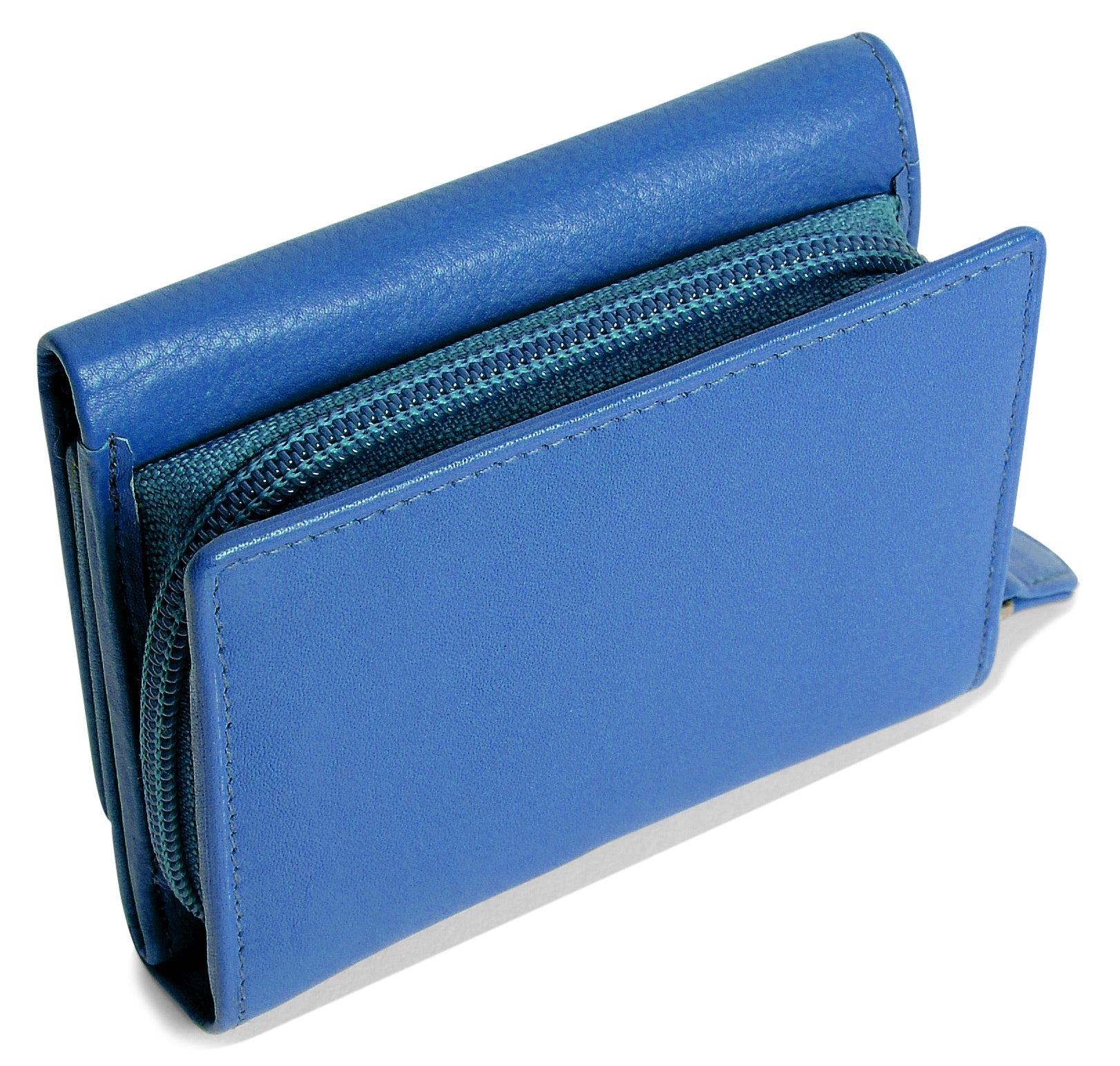 Carla RFID Leather Trifold Purse - Bascora