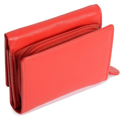 Carla RFID Leather Trifold Purse - Bascora