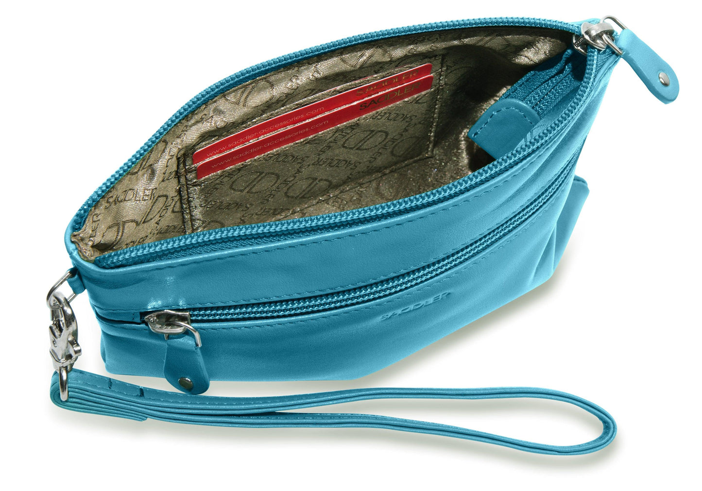 Scarlett RFID Leather Mini Clutch - Bascora