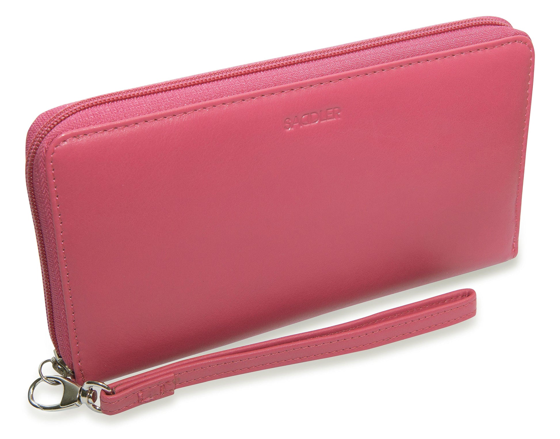 Sophia RFID Leather Zip Around Purse - Bascora