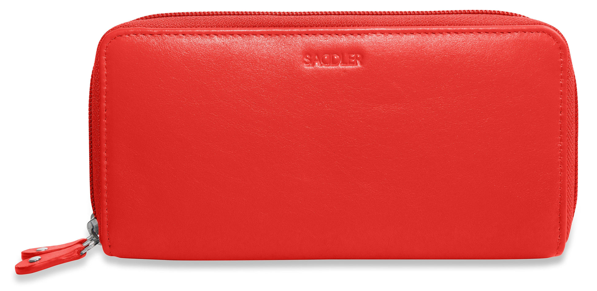 Gabriella RFID Leather Double Zip Around Purse - Bascora