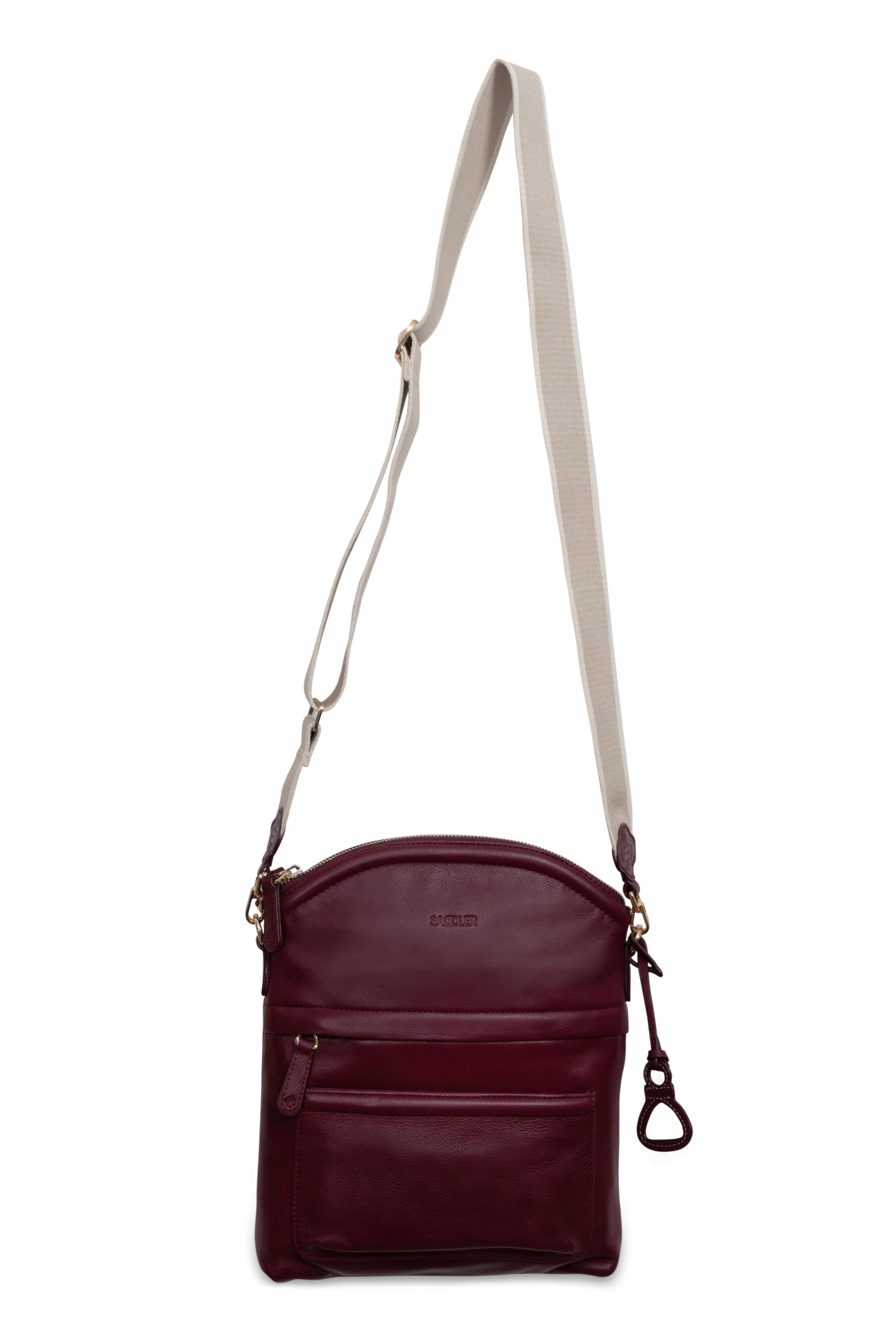Kimberley Leather Crossbody Bag - Handmade by Saddler - Bascora