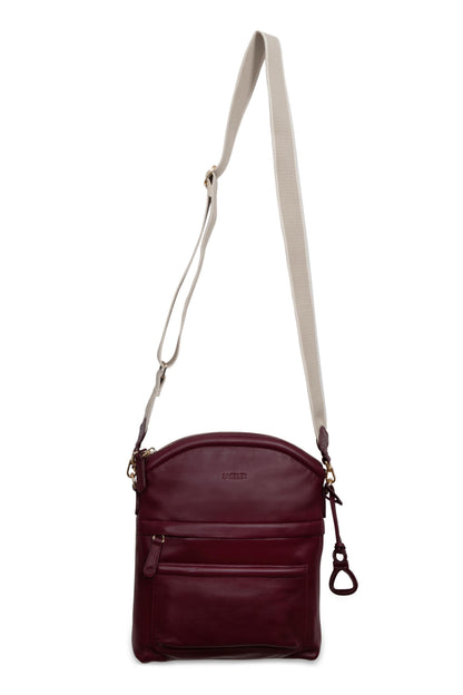 Kimberley Leather Crossbody Bag - Handmade by Saddler - Bascora