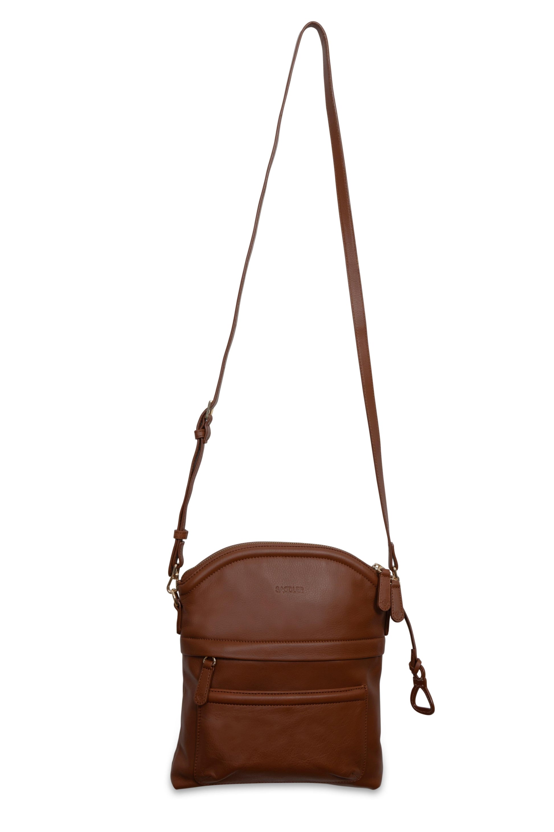 Kimberley Leather Crossbody Bag - Handmade by Saddler - Bascora
