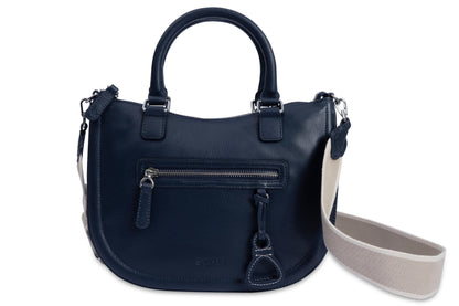 Chloe Leather Twin-Handle Handbag - Bascora