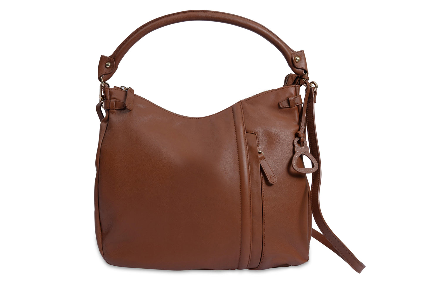 Julia Leather Hobo Bag - Bascora