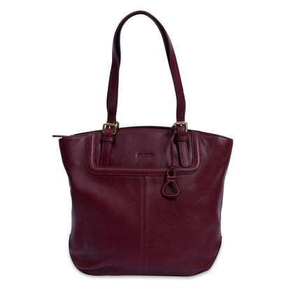 Sienna Leather Tote Bag - Bascora