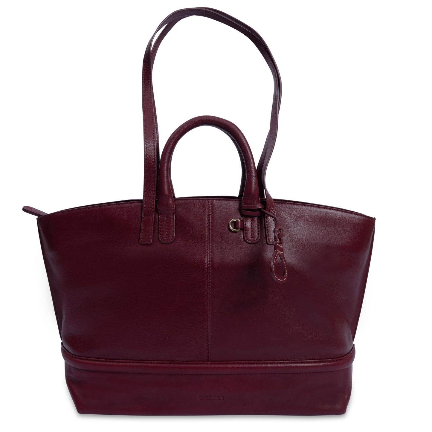 Victoria Leather Tote Bag - Bascora