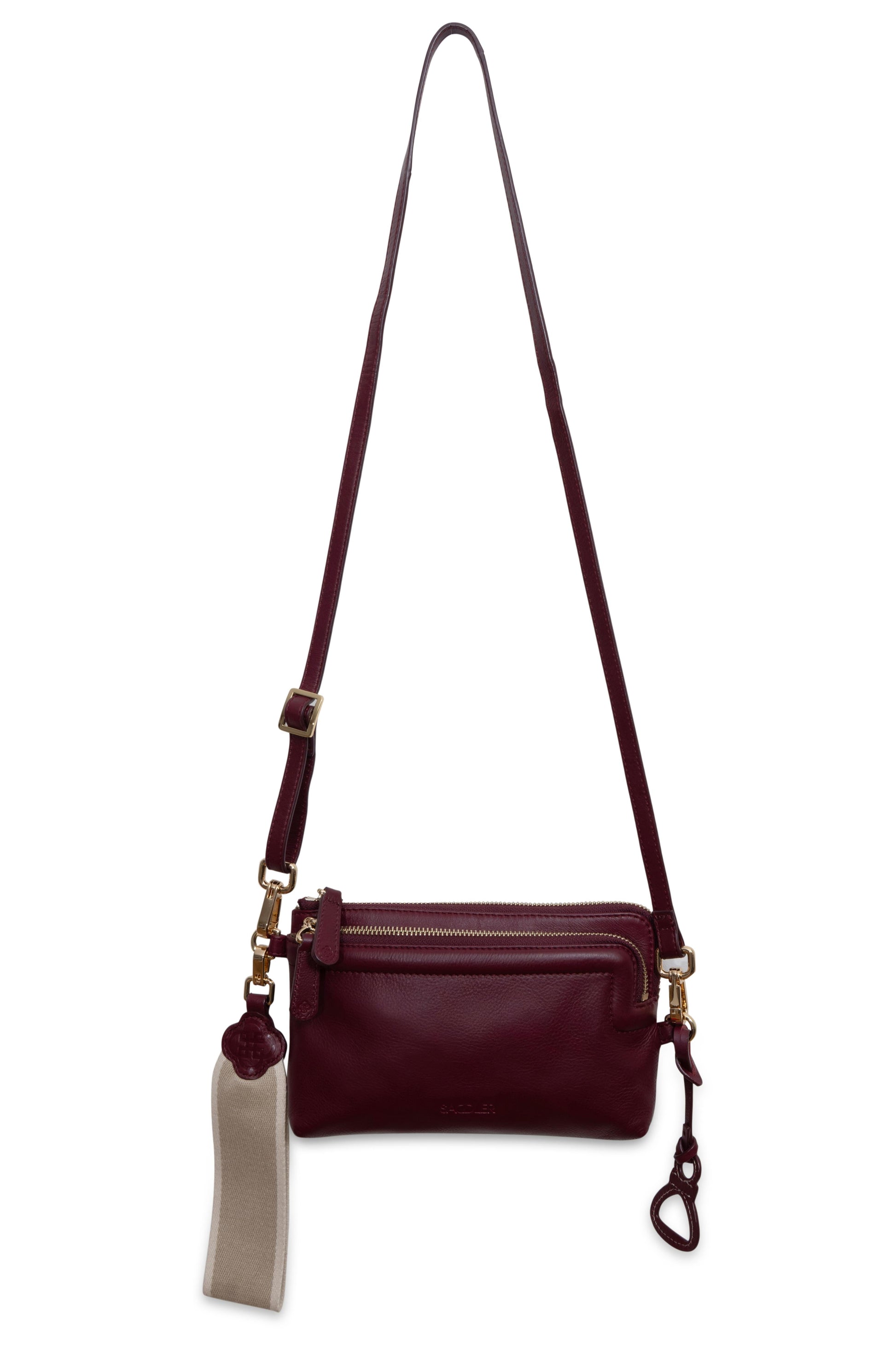 Heather Leather Clutch & Crossbody Bag - Bascora