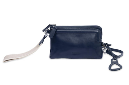 Heather Leather Clutch & Crossbody Bag - Bascora