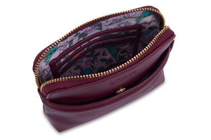 Louisa RFID Leather Organiser Pouch - Bascora