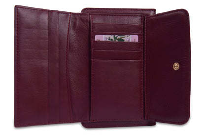 Marion Bifold Leather Wallet - Bascora