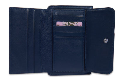 Marion Bifold Leather Wallet - Bascora